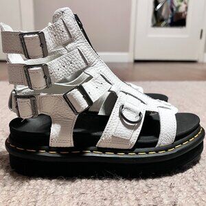 Dr. Martens Olson Sandals White and Black